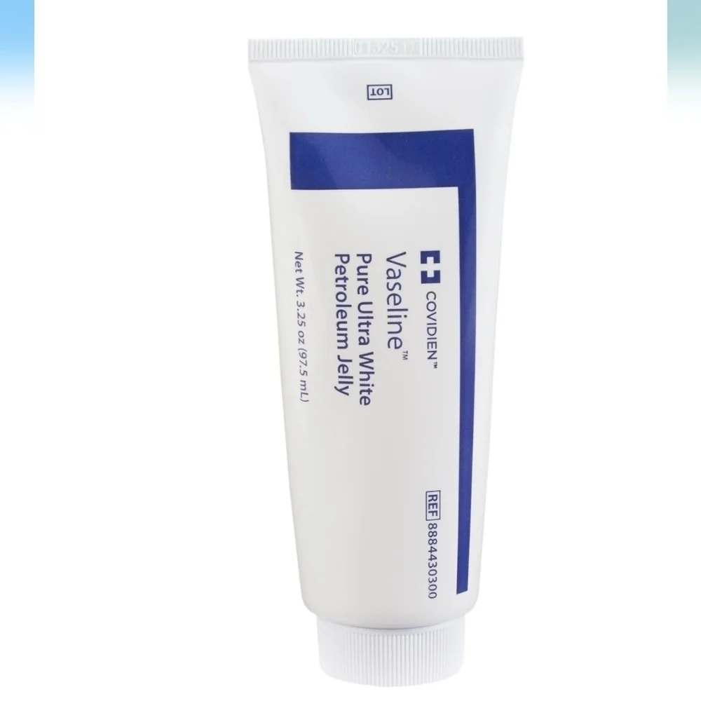 Vaseline Pure Ultra White Petroleum Jelly Adults Kids Med NWT 3.25 OZ